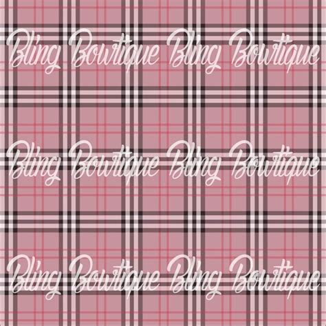 Burberry Vinyl Heat Transfer 